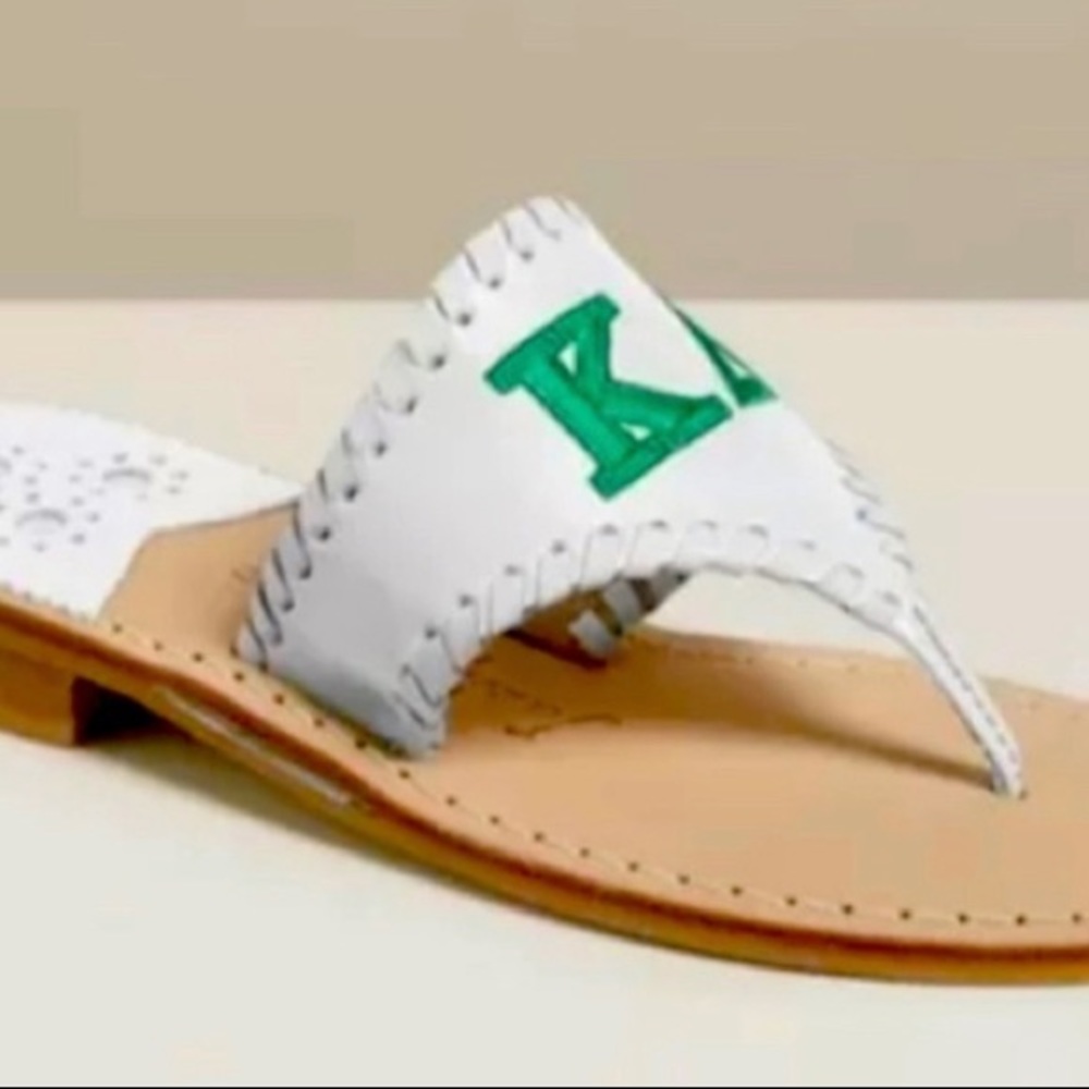 New in Box Jack Roger KD sandals size 7 Kappa Gamma